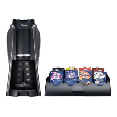 Flavia Aroma Brewer Bundle with 84 Freshpacks and 1 Merchandiser